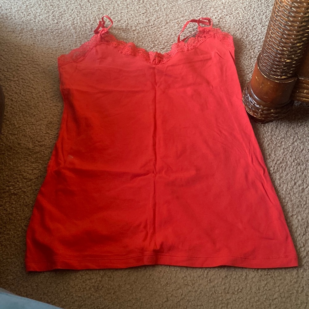 Cami with lace trim
